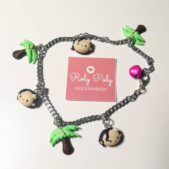 Princess Moana Disney Bracelet Handmade Polymer Clay - Picture 3 of 4